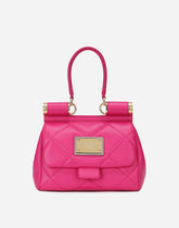 Medium 90s Sicily bag in quilted Aria calfskin - | Dolce & Gabbana