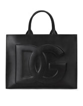 Large calfskin DG Daily shopper - | Dolce & Gabbana