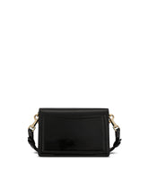 Patent leather 90s Sicily clutch with branded plate - | Dolce & Gabbana