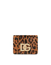 3.5 crossbody bag in leopard-print pony hair - | Dolce & Gabbana