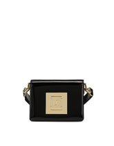 Small patent leather shoulder bag with DG fastening - | Dolce & Gabbana