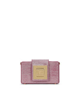 Lurex fabric clutch/box bag with DG fastening - | Dolce & Gabbana