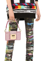 Lurex fabric clutch/box bag with DG fastening - | Dolce & Gabbana