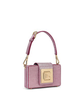 Lurex fabric clutch/box bag with DG fastening - | Dolce & Gabbana