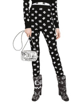 Polished calfskin 3.5 crossbody bag with logo print - | Dolce & Gabbana