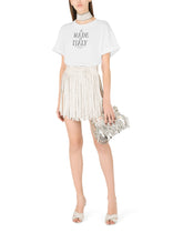 Mordore nappa bag with fringing - | Dolce & Gabbana