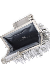 Mordore nappa bag with fringing - | Dolce & Gabbana