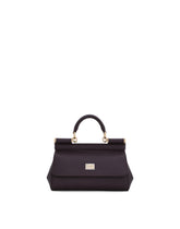 SICILY MINI HAND BAG IN DAUPHINE CALF LEATHER - | Dolce & Gabbana