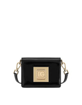 Polished calfskin crossbody bag with DG fastening - | Dolce & Gabbana