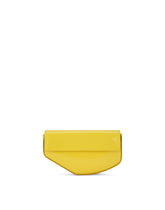 Polished calfskin moon bag with DG logo - | Dolce & Gabbana