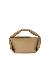 Small nappa leather soft bag with branded tag - | Dolce & Gabbana