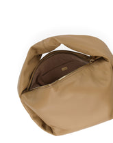 Small nappa leather soft bag with branded tag - | Dolce & Gabbana