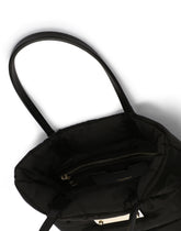 Small nylon jacquard shopper with logo - | Dolce & Gabbana