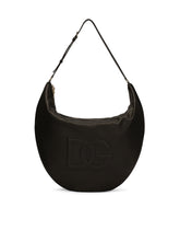 Calfskin half-moon hobo bag - | Dolce & Gabbana