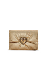 Medium foiled calfskin Devotion Soft bag - | Dolce & Gabbana