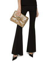 Medium foiled calfskin Devotion Soft bag - | Dolce & Gabbana