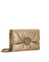 Medium foiled calfskin Devotion Soft bag - | Dolce & Gabbana