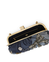 Patchwork denim Maria clutch with embroidery - | Dolce & Gabbana