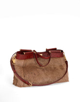 My Sicily shearling and alligator handbag - | Dolce & Gabbana