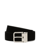 Cotton velvet belt - | Dolce & Gabbana
