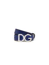 Tumbled leather belt - | Dolce & Gabbana