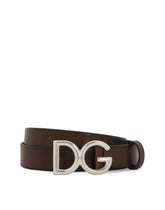 Tumbled leather belt - | Dolce & Gabbana