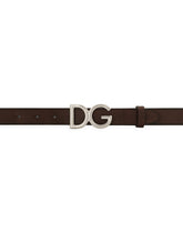 Tumbled leather belt - | Dolce & Gabbana
