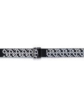 Tape belt with all-over logo - | Dolce & Gabbana