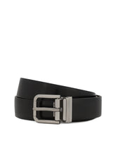 Brushed calfskin belt - | Dolce & Gabbana