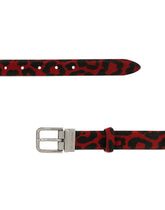 Leopard-print pony belt - | Dolce & Gabbana