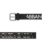 Tape belt with maxi print - | Dolce & Gabbana