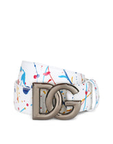 Belt with DG logo buckle - | Dolce & Gabbana