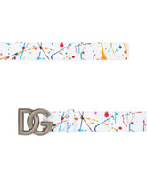Belt with DG logo buckle - | Dolce & Gabbana