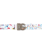 Belt with DG logo buckle - | Dolce & Gabbana