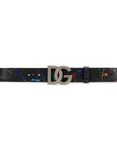 Belt with DG logo buckle - | Dolce & Gabbana
