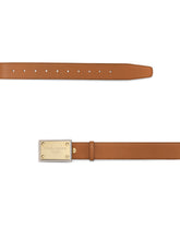 Grainy calfskin belt - | Dolce & Gabbana