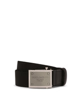 Tape belt with branded tag - | Dolce & Gabbana