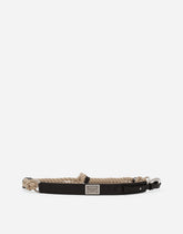 Cowhide and rope belt - | Dolce & Gabbana
