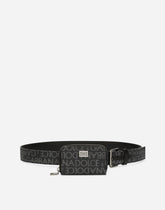 Multifunction belt in coated jacquard - | Dolce & Gabbana