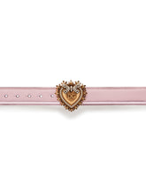 DEVOTION BELT IN LAMINATED LEATHER - | Dolce & Gabbana
