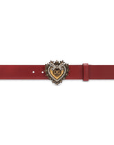 Luxury leather Devotion belt - | Dolce & Gabbana