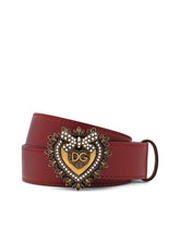 Luxury leather Devotion belt - | Dolce & Gabbana