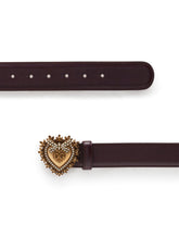 Luxury leather Devotion belt - | Dolce & Gabbana