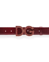 IGUANA-PRINT CALFSKIN BELT - | Dolce & Gabbana