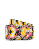 Printed elaphe baroque DG belt - | Dolce & Gabbana