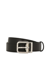 Plain calfskin belt - | Dolce & Gabbana