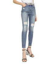 Calfskin belt with logo print - | Dolce & Gabbana