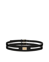 Belt with logo tag - | Dolce & Gabbana