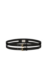 Belt with logo tag - | Dolce & Gabbana