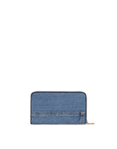 Zip-around Devotion wallet in patchwork denim - | Dolce & Gabbana